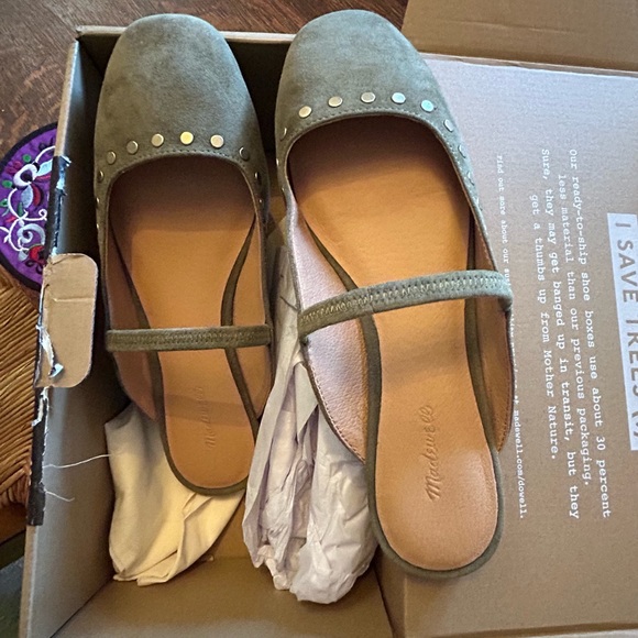 Madewell The Greta Ballet Flat Mule - Picture 2 of 3